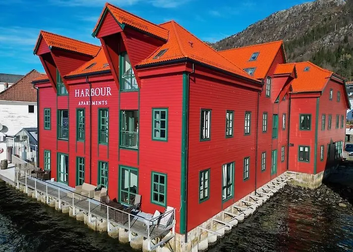 アパート Seafront Apt. With Elevator And French Balcony ベルゲン